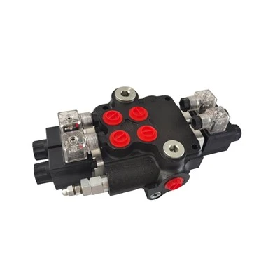 Válvula de control direccional del divisor de flujo hidráulico